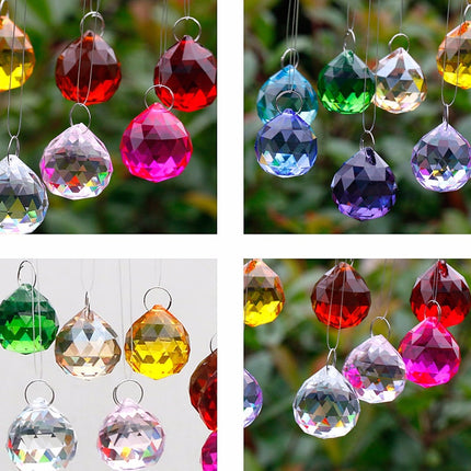 Crystal Colorful Dreamcatcher With Lighting Balls - wnkrs