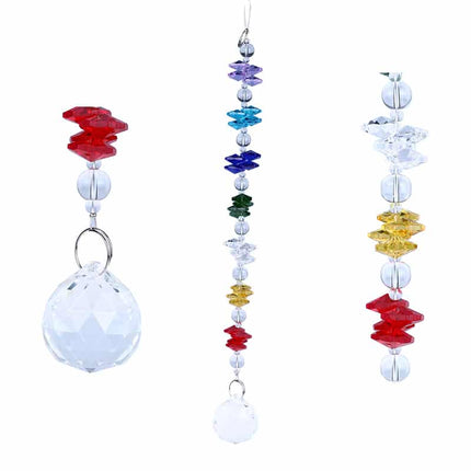 Feng Shui Colorful Crystal Suncatcher - wnkrs