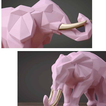 Abstract Elephant Figurines - wnkrs