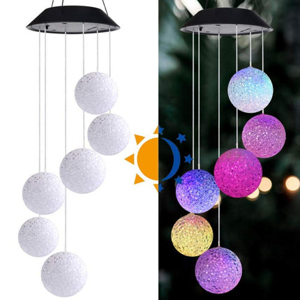 Solar Powered LED Wind Chimes - wnkrs