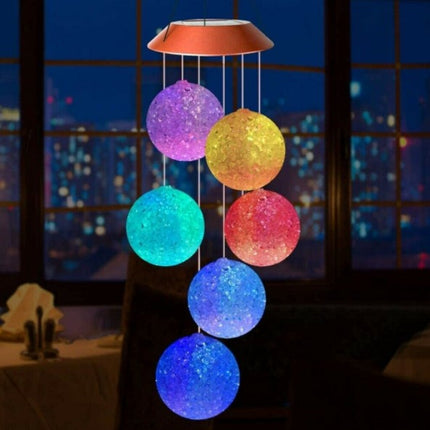 Solar Powered LED Wind Chimes - wnkrs