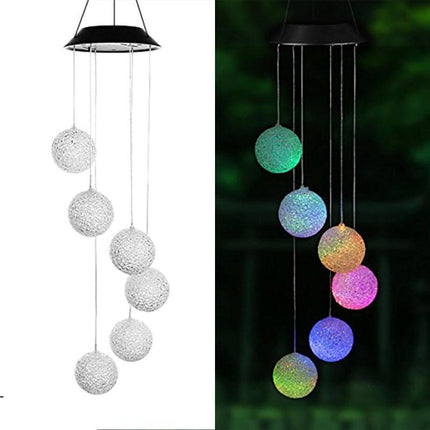 Solar Powered LED Wind Chimes - wnkrs