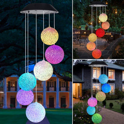 Solar Powered LED Wind Chimes - wnkrs