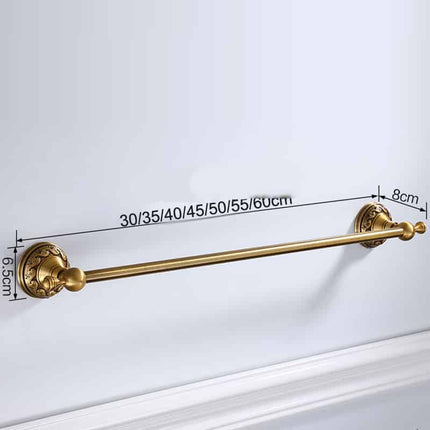 Antique Brushed Brass Towel Holder - Wnkrs
