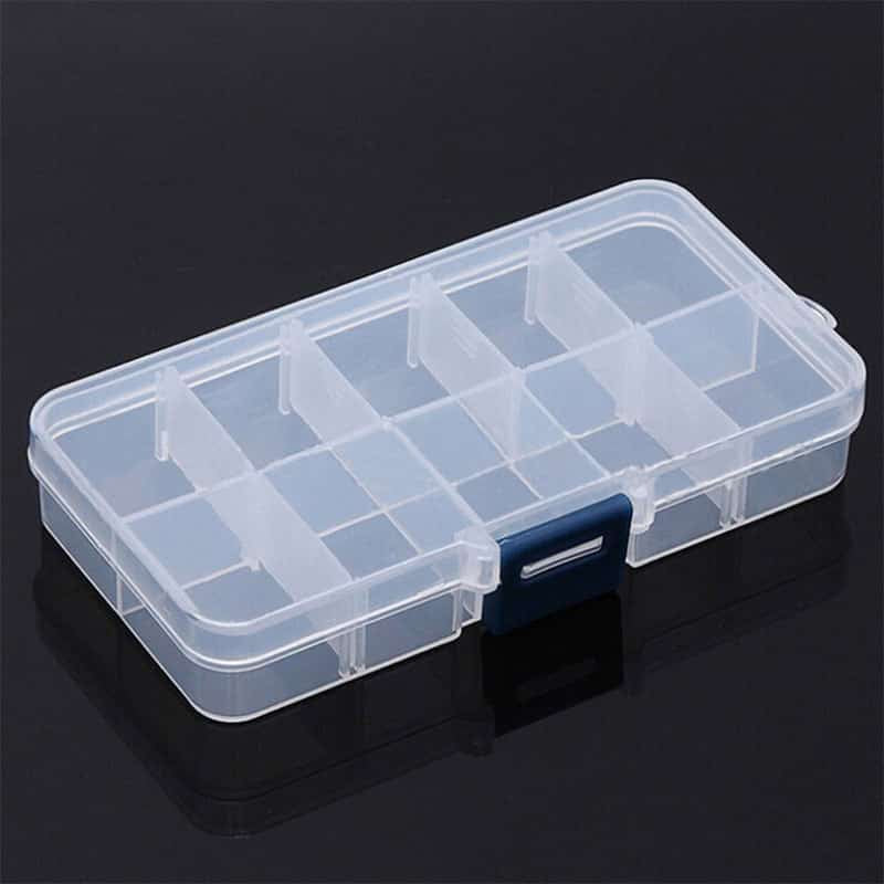Adjustable Transparent Jewelry Storage Box