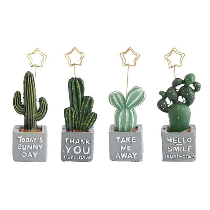Cute Cactus Photo Holder - Wnkrs