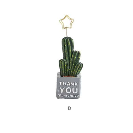 Cute Cactus Photo Holder - Wnkrs