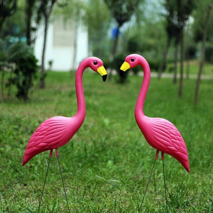 Artificial Flamingo Garden Ornament - wnkrs