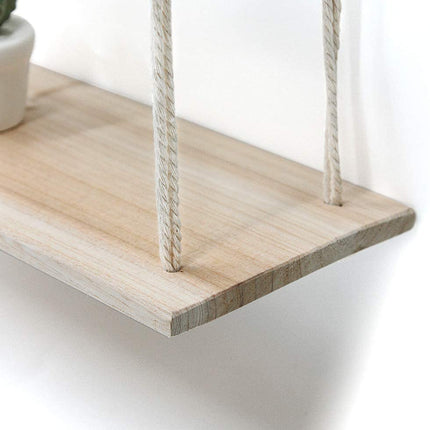 2-Tier Hanging Macrame Shelf - wnkrs