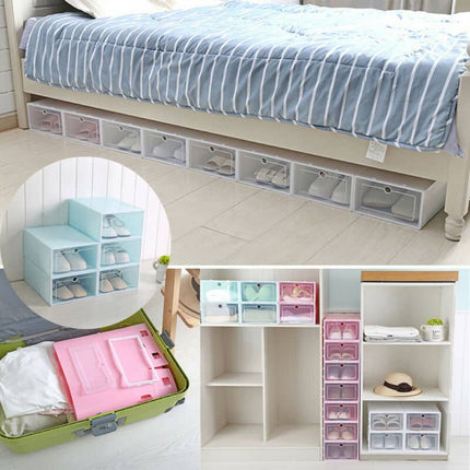 Candy Color Foldable Shoe Shelf 3 Pcs Set - Wnkrs