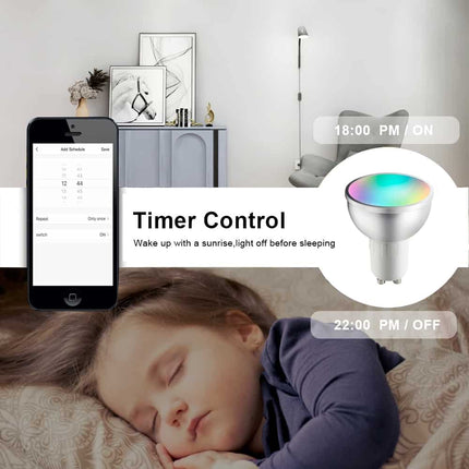 5W RGB+WW+CW Smart LED Bulb - wnkrs