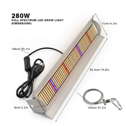 280W LED Grow Reflective Light - wnkrs