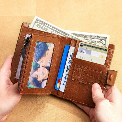 Men's Multifunctional Leather Wallet - Wnkrs
