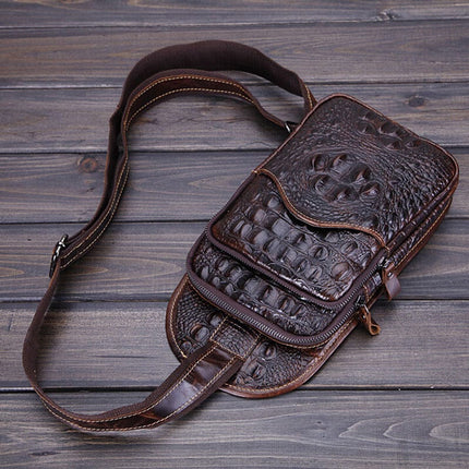 Crocodile Leather Crossbody Bag - Wnkrs