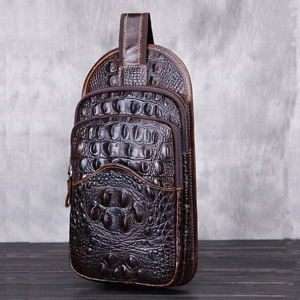 Crocodile Leather Crossbody Bag - Wnkrs