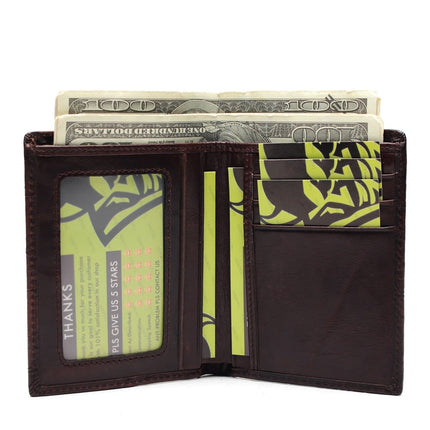 Chinese Dragon Patterned Genuine Leather Men's Wallet - Wnkrs
