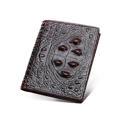 Men's Crocodile Skin Patterned Wallet - Wnkrs