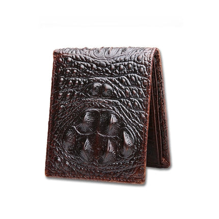 Men's Crocodile Skin Patterned Wallet - Wnkrs
