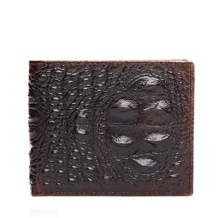 Men's Crocodile Skin Patterned Wallet - Wnkrs