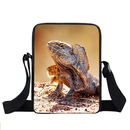 Messenger Bag With Frog Print - Wnkrs