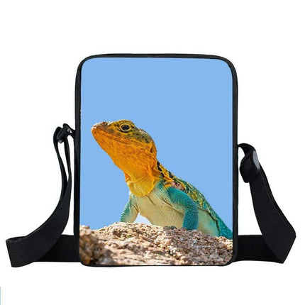 Messenger Bag With Frog Print - Wnkrs