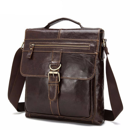 Men's Leather Crossbody Bag - Wnkrs