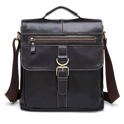 Men's Leather Crossbody Bag - Wnkrs