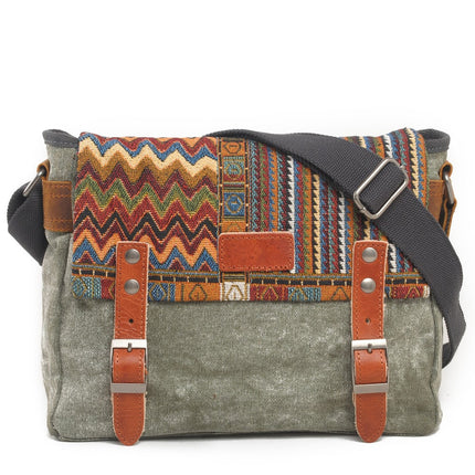 Boho Ornament Printed Crossbody Men's Bag - Wnkrs