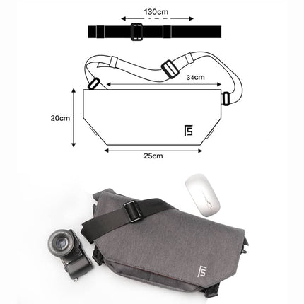 Men's Urban Style Mini Messenger Bag - Wnkrs