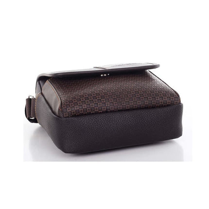 Men's Stylish Leather Shoulder Bag with Adjustable Strap - Wnkrs