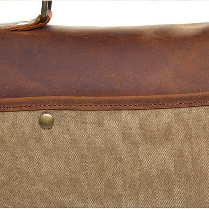 Men's Vintage Canvas Briefcase - Wnkrs