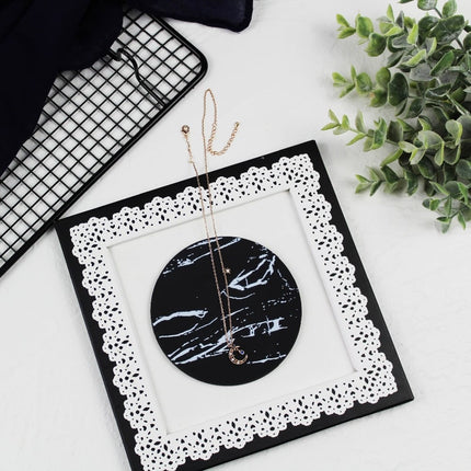 Marble Styled Non-Slip Silicone Coaster - wnkrs