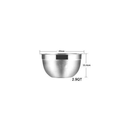 Stainless Steel Mixing Bowls 6 Pcs Set - wnkrs