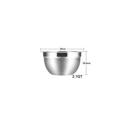 Stainless Steel Mixing Bowls 6 Pcs Set - wnkrs