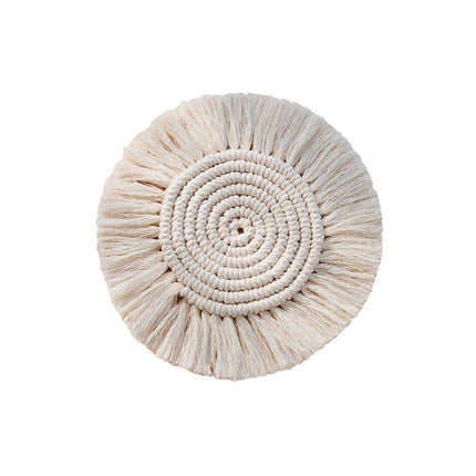 Bohemian Style Macrame Cup Pad Candle - wnkrs