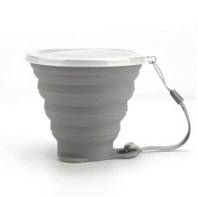 Colorful Folding Silicone Cup with Strap - wnkrs