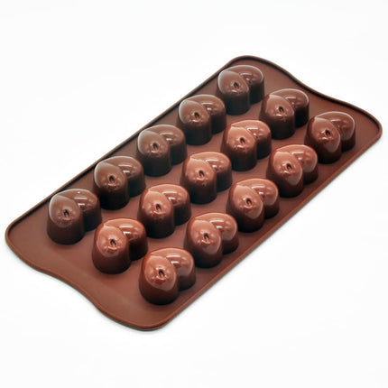 Non-Stick Heart Shaped Silicone Chocolate Mold - wnkrs