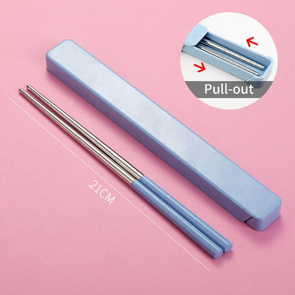 Chinese Style Portable Stainless Steel Chopsticks - wnkrs