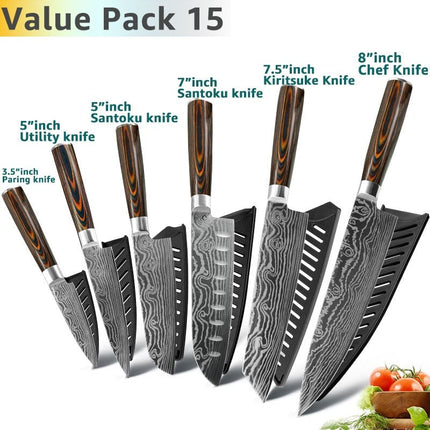 Carbon Stainless Steel Kitchen Knife - wnkrs