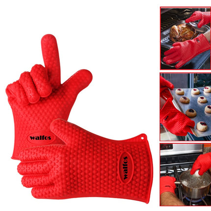 Heat Resistant Silicone Barbecue Gloves - wnkrs