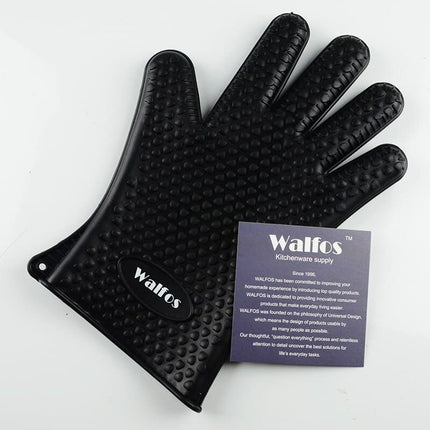 Heat Resistant Silicone Barbecue Gloves - wnkrs