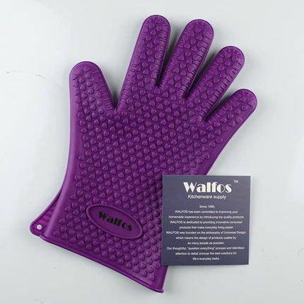Heat Resistant Silicone Barbecue Gloves - wnkrs