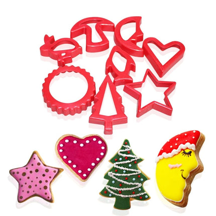 Cute Star Shaped Eco-Friendly Plastic Cookie Cutters Set - Wnkrs