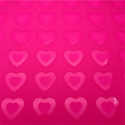 42 Hearts Shaped Pink Food Grade Silicone Macaron Mold - wnkrs