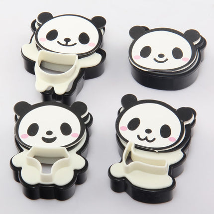 Lovely Panda Shaped Eco-Friendly Plastic Cookie Cutters Set - wnkrs
