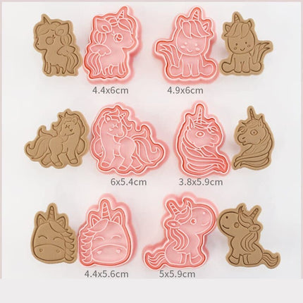 Cartoon Animal Shaped Cookie Cutters 6 pcs Set - Wnkrs