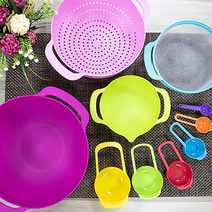 Mixing Cooking Bowls Set 10 Pcs - Wnkrs