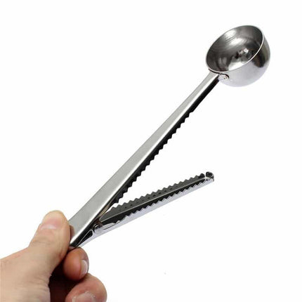 Stainless Steel Tea Scoop with Clip - wnkrs