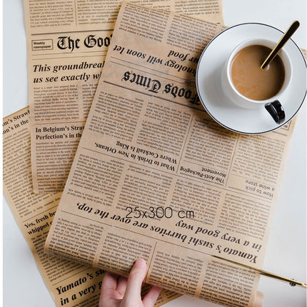 Vintage Style English Newspaper - Wnkrs