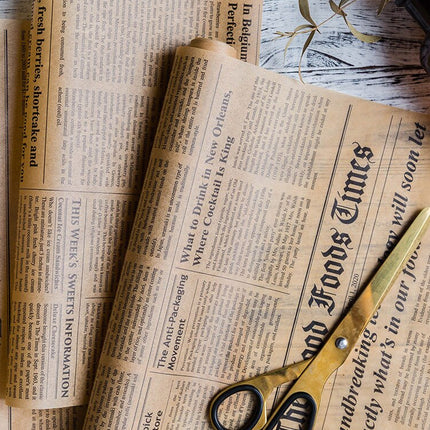 Vintage Style English Newspaper - Wnkrs
